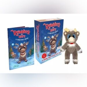 New Reindeer in Here A Christmas Friend Book and Plush Gift Set Target Exclusive